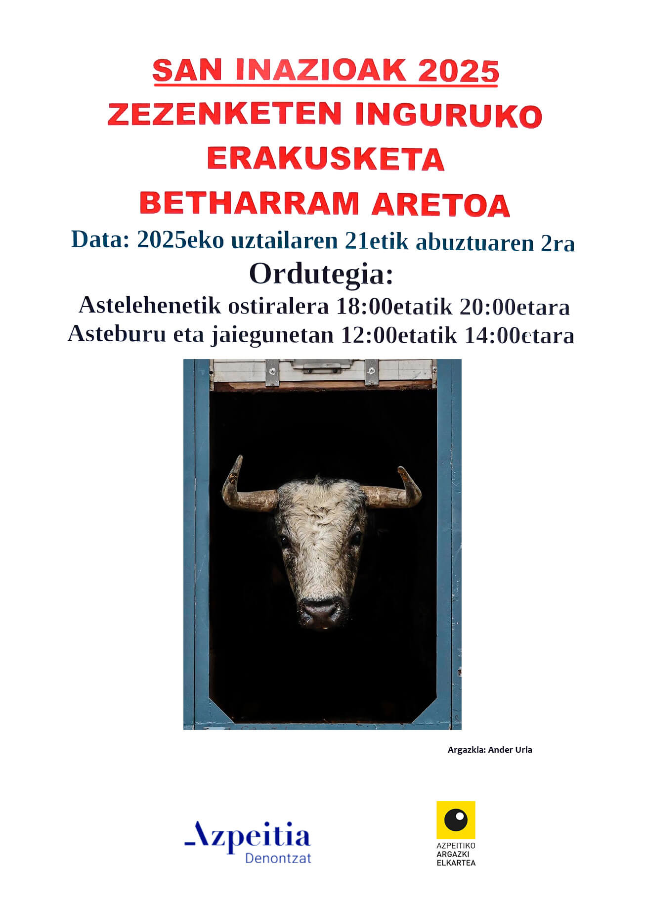 zezenketak erakusketa 2024